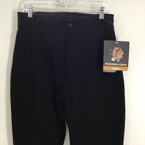 AFRC Outdoor Gear Women’s 4-Way stretch Insulated Ski Pants NWT Black Size 12 - Picture 9 of 11